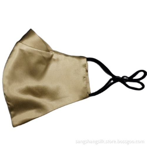 fashionable breathable pure silk mouth muffle mask custom